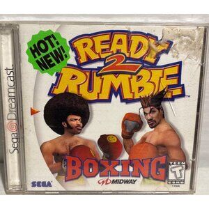 Ready 2 Rumble Boxing Sega Dreamcast Complete Midway Classic Video Game
